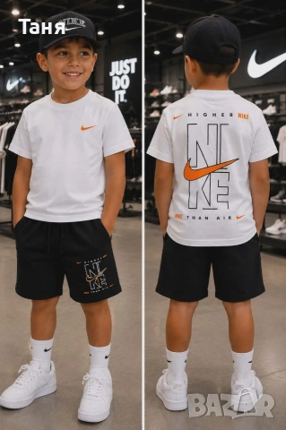 Детски летни комплекти с шапка Nike, Jordan, снимка 3 - Детски комплекти - 54843690