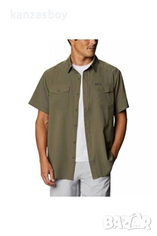 Columbia Short Sleeve Men's Shirt - страхотна мъжка риза НОВА БЕЗ ЕТИКЕТИ Л, снимка 2 - Ризи - 55180103