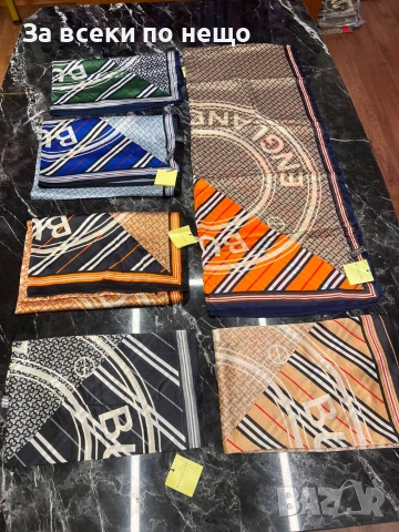 Hermes🔝Christian Dior🔝Burberry🔝Копринен Шал 100% Коприна С Кутия Код SK1748, снимка 4 - Шалове - 55075722