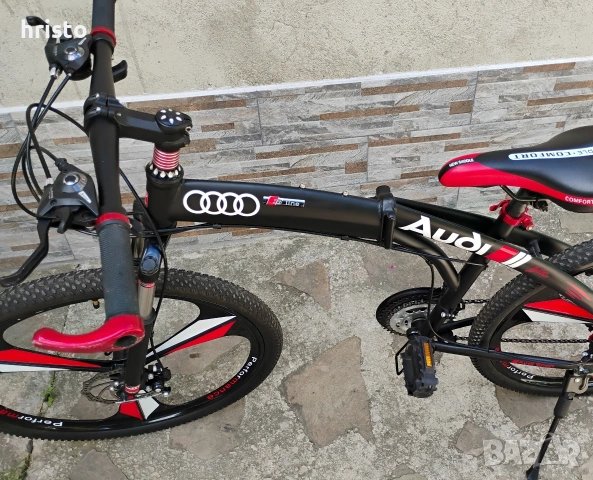 Сгъваем велосипед AUDI 26 цола, снимка 4 - Велосипеди - 54911880