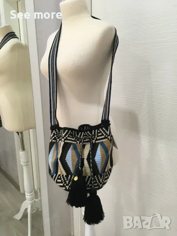 Wayuu Bag — Lombia + Co. (New) чанта, снимка 3 - Чанти - 54450297