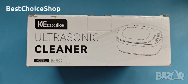 Ултразвукова почистваща вана 750ml KEcoolke – за очила, бижута, часовници, снимка 6 - Друга електроника - 54087943