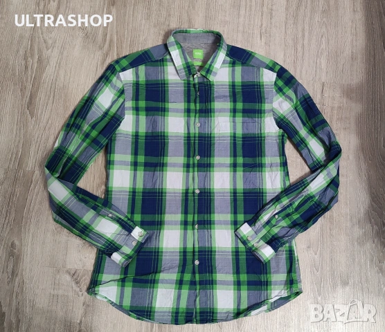 BOSS L size Мъжка риза с дълъг ръкав