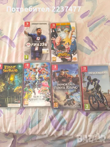 лот от 6 игри за Nintendo switch 