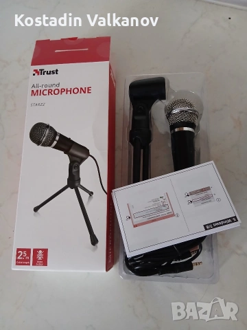Микрофон Trust Starzz, снимка 2 - Микрофони - 54621856