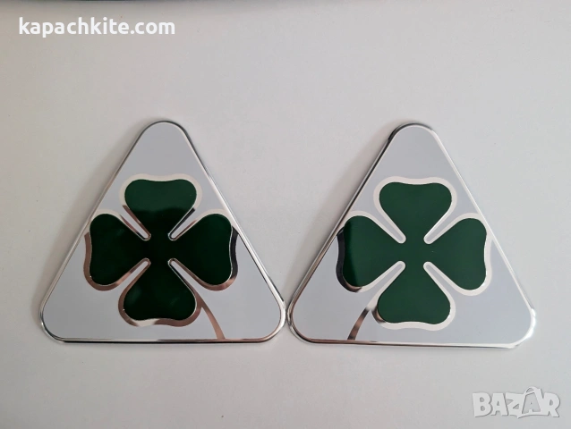 Комплект Quadrifoglio Емблеми за калници детелини за Алфа Ромео Стелвио Джулия