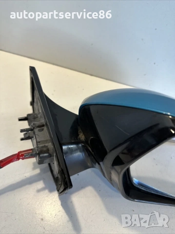 Огледало за крило предно дясно синьо LHD за Toyota Prius 1.8 Hybrid (2018), снимка 2 - Части - 54203851