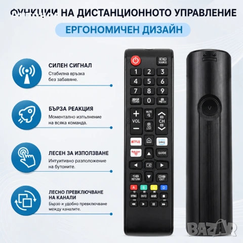 Универсално дистанционно за климатик или телевизор (LCD/LED/Smart TV) - съвместимо с много модели, снимка 6 - Друга електроника - 54884089