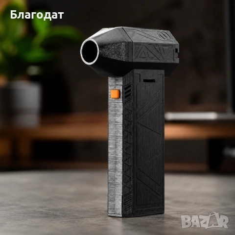 Мощен мини вентилатор/духалка с USB зареждане, батерия 8000 mAh, висока скорост на въздушния поток