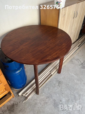 Кръгла маса разстегателна, снимка 2 - Маси - 53987889