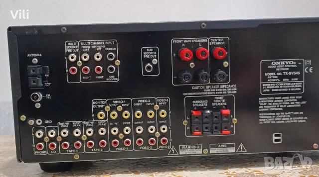 🔊 Onkyo TX-SV545 🔊, снимка 9 - Ресийвъри, усилватели, смесителни пултове - 54754182