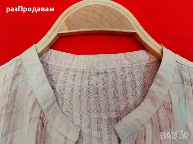 Туника от фина Коприна и седефени копчета, снимка 6 - Туники - 54709088