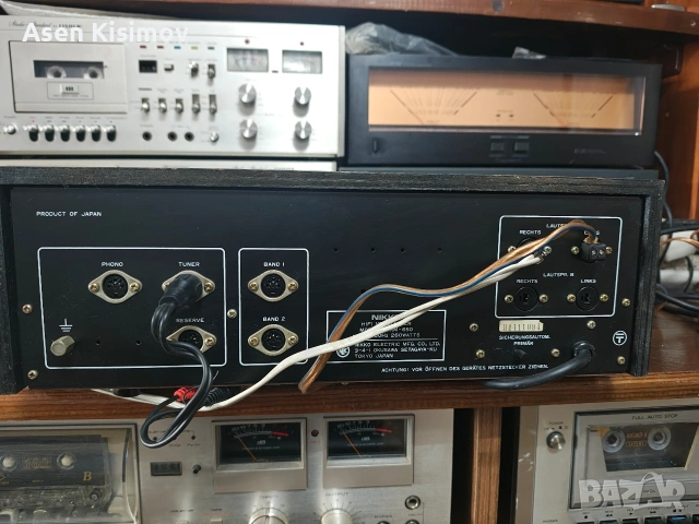 Nikko trm-650, снимка 4 - Ресийвъри, усилватели, смесителни пултове - 54497892