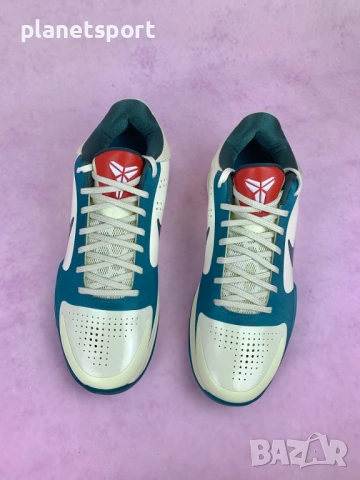 Nike Kobe V Protro "Coconut Milk" Off-White/Blue – Premium Basketball & Streetwear Edition , снимка 2 - Маратонки - 54669897