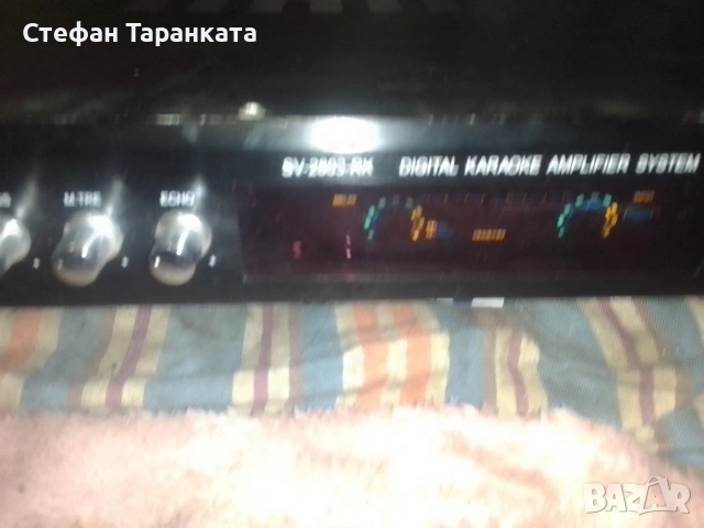 Усилвател Караоке нов внос Германия , снимка 2 - Ресийвъри, усилватели, смесителни пултове - 55272324