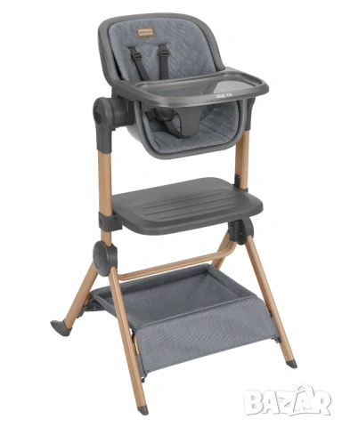 2 в 1 Мини кошара + Стол за хранене Sleat Me Grey, снимка 13 - Кошарки - 54286404