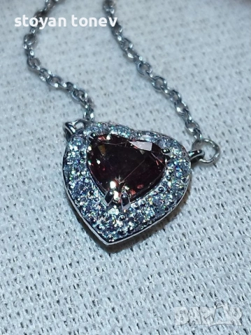 „Магично сърце“ – Ръчно изработено бижу с истинска магия в центъра!, снимка 6 - Колиета, медальони, синджири - 53775686