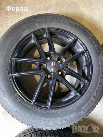 4бр 16ки джанти със зимни гуми 205/60/16 5х112 5x112, снимка 5 - Гуми и джанти - 55147641