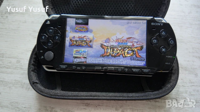 PSP Хакнат + 64GB карта + игри + нова батерия!, снимка 2 - PlayStation конзоли - 54147681