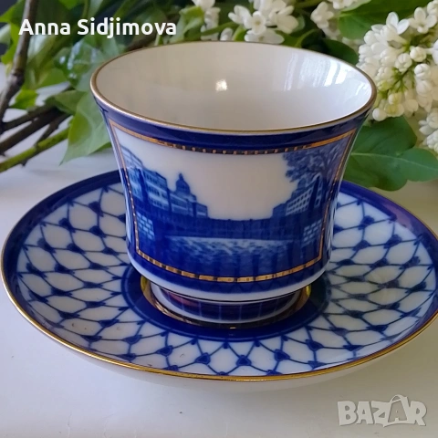 Руски порцелан ИФЗ Сетове за чай , снимка 2 - Чаши - 54316945