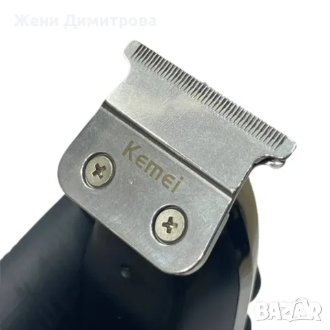 Професионална машинка Kemei KM-1571 - За коса и брада с LCD дисплей и USB Type-C, снимка 3 - Машинки за подстригване - 55546085