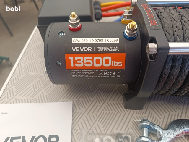 Лебедка Vevor 13500lbs за пътна помощ , джип и др. , снимка 2 - Аксесоари и консумативи - 55265267