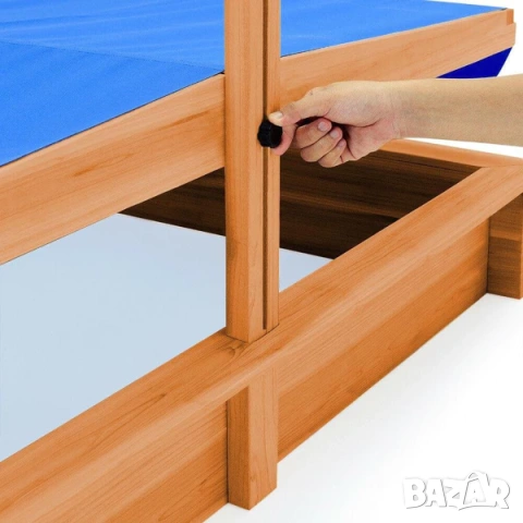 Пясъчник с капак / Дървен пясъчник / Пясъчник със сенник, снимка 5 - Други - 54037010