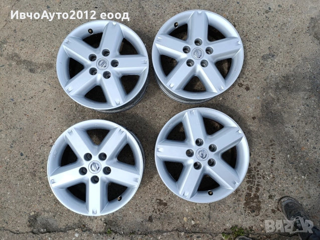 Алуминиеви джанти 16 оригинални nissan , снимка 6 - Гуми и джанти - 54388326