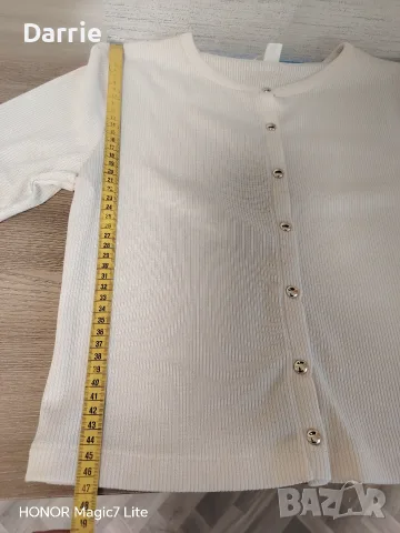 Нова жилетка H&M с къс ръкав, снимка 5 - Жилетки - 55598114