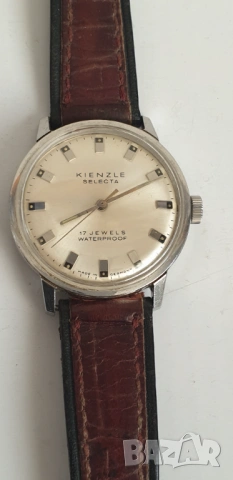 Немски винтидж механичен мъжки часовник Kienzle Selectа, снимка 2 - Антикварни и старинни предмети - 54139641