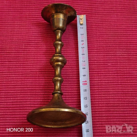 Месингов свещник. , снимка 3 - Декорация за дома - 55458465