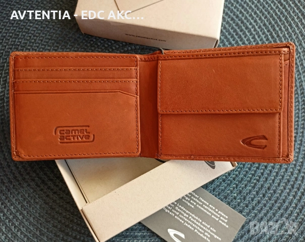 Оригинален портфейл Camel Active Nepal от естествена кожа, снимка 6 - Портфейли, портмонета - 54443214