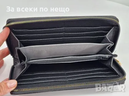 Marc Jacobs Дамско Черно Кожено Портмоне Код malkite-32387, снимка 3 - Портфейли, портмонета - 55345138
