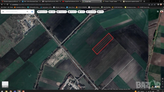 Продавам 1/4 (4500 кв.м.) от 18 декара земя на Ягодовско шосе