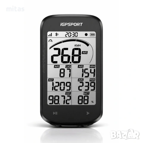 GPS вело компютър IGPSPORT BSC-100 MAX, Дисплей: 3.0", до 40 часа работа, Тегло: 68 г, снимка 2 - Аксесоари за велосипеди - 54160504