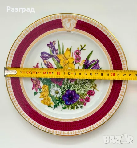 Декоративна порцеланова чиния, снимка 7 - Декорация за дома - 55363055