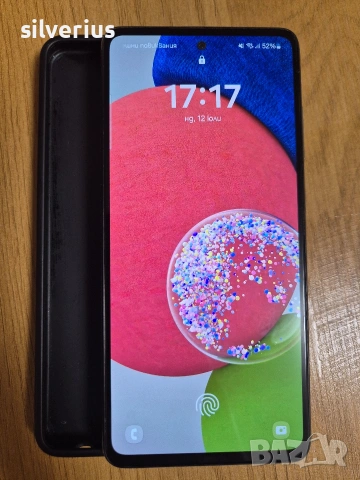 Samsung Galaxy A52s 5G Dual SIM 128 GB + кутия и USB-C кабел