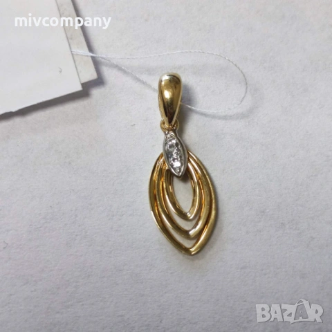 Златна Висулка 0.92гр., снимка 2 - Колиета, медальони, синджири - 54931569
