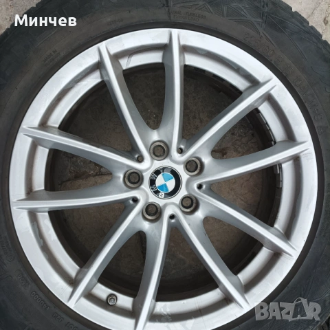 Оригинални 18 цола джанти за БМВ със зимни гуми и вентили с датчици, снимка 6 - Гуми и джанти - 53995409