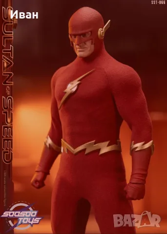 The Flash classic from 1990 SooSoo Toys SST-066 - The Sultan of Speed 1/6 , снимка 3 - Колекции - 55410644