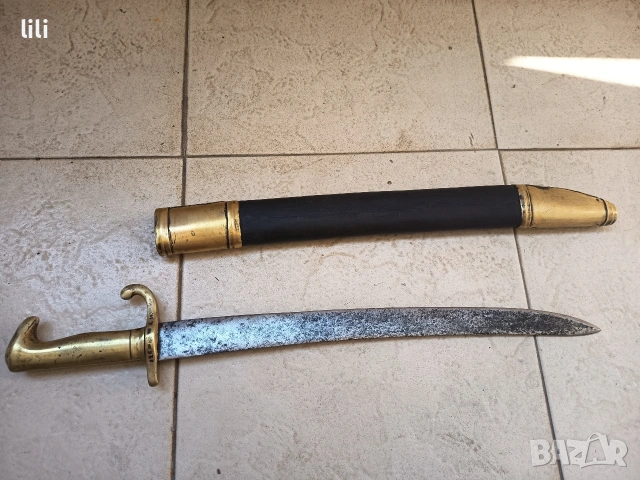 немски тесак на около 150 г с маркировки... сабя нож, снимка 5 - Антикварни и старинни предмети - 54897149