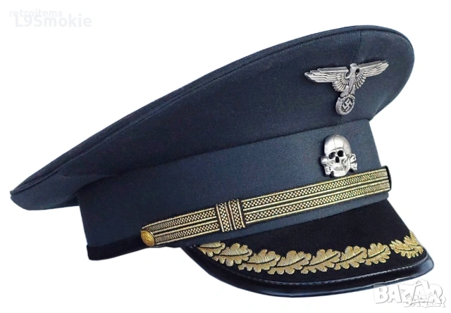 Немска Фуражка SS Втора Световна, снимка 2 - Подаръци за мъже - 54803759