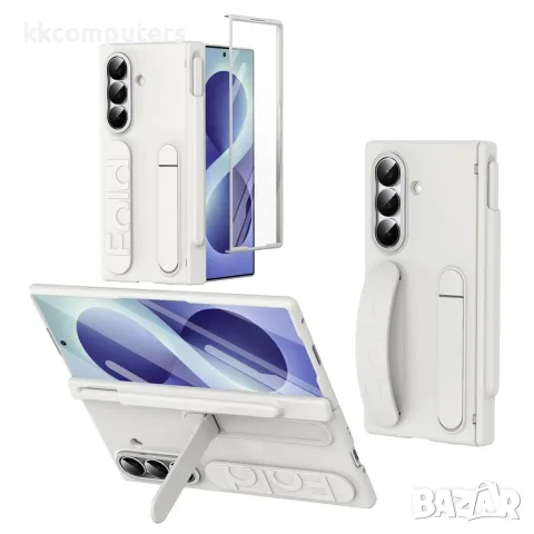 За Samsung Galaxy Z Fold8 Ultra Удароустойчив PC Калъф със Стойка, Каишка, Слот за Стилус, Защита на