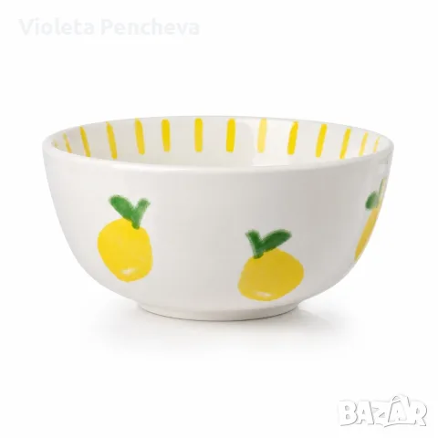 Купа керамика лимони 14см.