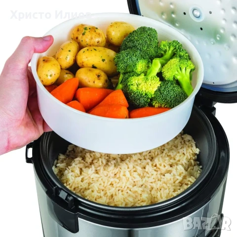 Оризоварка Уред за варене на ориз и зеленчуци на пара Russell Hobbs, снимка 2 - Други - 54382507