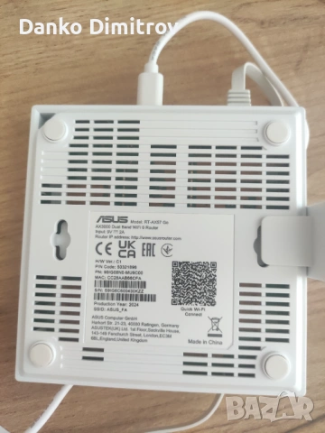 Рутер Asus Rt AX 57 Go, снимка 3 - Рутери - 54700948