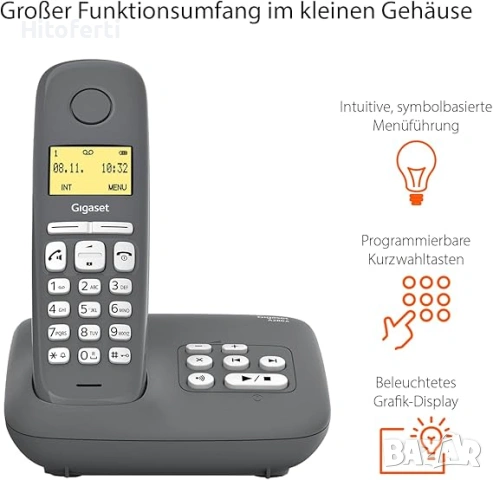  Безжичен DECT телефон Gigaset A280