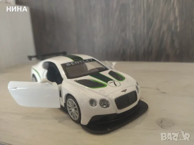 Метална количка Bentley Continental GT3 !!!