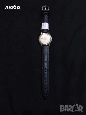 Мъжки ЧАСОВНИК OMEGA 18K-0.750 Бяло Злато 33мм със Коронката Работи Перфектно , снимка 8 - Антикварни и старинни предмети - 55049054