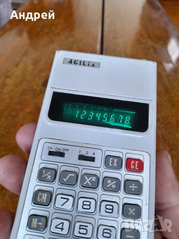 Стар калкулатор Agilis 505, снимка 6 - Други ценни предмети - 54972924